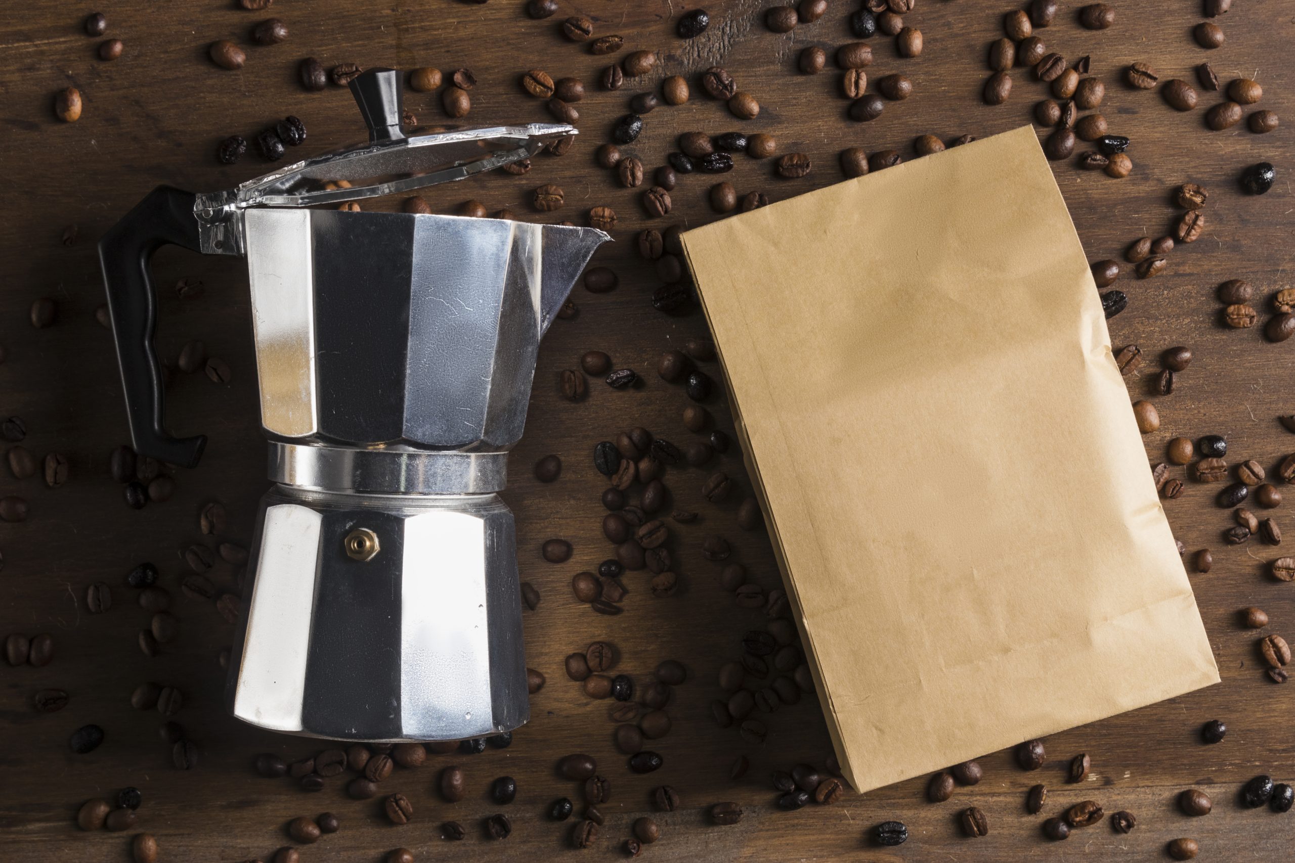 paper package geyser coffee maker